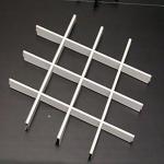 Simple Installation Grid Aluminum Ceiling Tiles 100x100mm for sale