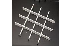 China Simple Installation Grid Aluminum Ceiling Tiles 100x100mm supplier