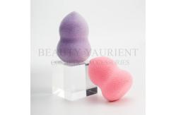 China Customizable Gourd Shape Purple Beauty Blender Foundation Puff Applicator supplier