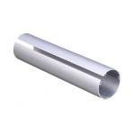 Customized Shaped Anodized Aluminum Tube Round With Cutting / CNC Machining for sale