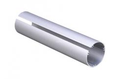 China Customized Shaped Anodized Aluminum Tube Round With Cutting / CNC Machining supplier