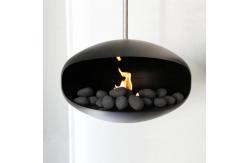 China ISO9001 Ethanol Fire Pits Fuel 600mm Modern Hanging Fireplace supplier