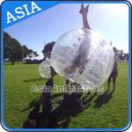 Colorful dot inflatable human bubble soccer , Body zorbing ball , Outdoor loopyball for sale