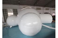 China Half Clear 4m Dome Inflatable Bubble Lodge With Silent Blower supplier