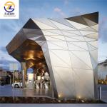 Commercial PVDF Aluminium Cladding Shopping Mall 0.8mm Perforated Metal Ceiling Panels for sale