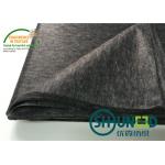 Adhensive Non Woven Fusible Interfacing , Black Garment Fusible Interlining Fabric for sale