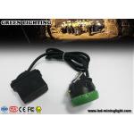 IP68 Waterproof Coal Mining Lights / 12000 Lux Brightness Miners Cap Lamp for sale