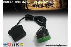 China IP68 Waterproof Coal Mining Lights / 12000 Lux Brightness Miners Cap Lamp supplier