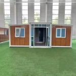 Living Room Expandable Prefab House Three Bedroom Container Home Customized Color for sale