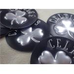 Glossy Silver TPU Heat Transfer Clothing Labels Soft And Flexible