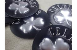 China Glossy Silver TPU Heat Transfer Clothing Labels Soft And Flexible supplier