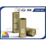 FSC Cylinder Paper Packaging Tube For Cosmetics Skin Care Products for sale
