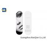 Real 3D Custom Laminated Bookmarks Nontoxic PET Material Two Size CMYK Printing for sale