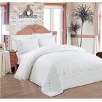 Sateen Stripe Duvet Cover Set Polyester Cotton Bedding Set 4pcs for sale