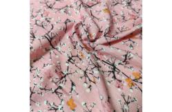China 100% Rayon Printed Stretch Jersey Fabric 170gsm With Plum Blossom Pattern supplier