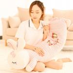 Long Style Cute Soft Toys Big Face White Rabbit With Multiple Sizes 45 - 120cm for sale