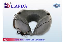 China Memory Foam Neck Support With Removable Velour Cover And Hide Zipper supplier