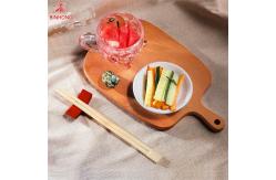 China 24CM TWINS Disposable Bamboo Chopsticks With Half Paper Wrapped Binhongbamboo supplier