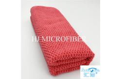 China Jaqaurd Big Pearl Hand Towel Microfiber Cleaning Cloth / Microfiber cleaning towel 40*40 supplier