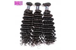 China Deep Wave Indian Human Hair Extensions Cuticle Aligned With Lace Extension supplier