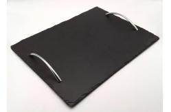 China 40cm x 30cm Stone Serving Tray , Rectangular Serving Tray With Handles supplier