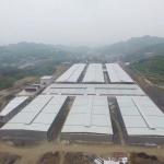 Customized Galvanized Steel Frame Structure with Aluminum Windows for sale