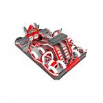 Racing Theme Children Fun Park Inflatable With Slide Bouncy for sale