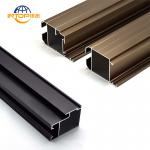 Wood Grain Transfer Architectural Profiles Interior Decorations Aluminum Alloy Extrusion for sale