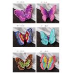 Small Butterfly Iron On Embroidered Applique Patches Cloth Badge For Clothes Customized