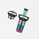 Customized Push Button Membrane Switch LED Lighted IP67 Water Resistant