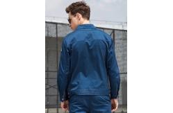 China Polyester / Cotton Long Sleeves Industrial Work Uniforms Jackets Square Collar supplier