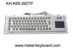 China USB Port Industrial Metallic dust proof Panel Mount Keyboard with Touchpad supplier
