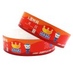 Colorful Tyvek Event Wristbands With Full Color Printing Waterproof Sweat Resistant admission Wrist Bands for sale