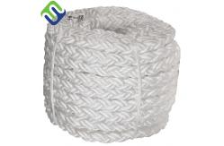China 12 Strand Marine Ropes White Nylon Multifilament Mooring Rope 8 Strand Ropes supplier
