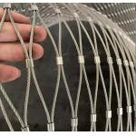Flexible Stainless Steel Wire Rope Net for Building Protection Woven Wire Mesh for sale