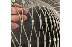 China Flexible Stainless Steel Wire Rope Net for Building Protection Woven Wire Mesh supplier