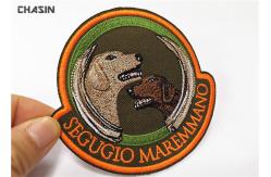 China Custom Pet Dog Club Stick On Embroidered Patches No Minimum Eco - Friendly supplier
