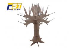 China 100% Recyclable Compressed Paper Cardboard Furniture With Tree Structure supplier
