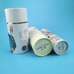 Custom Cardboard Deodorant Composite Paper Tube Cans With PE Lid