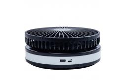 China Freestanding Portable Foldable Fan 1240 RPM Rechargeable Table Fan With Led Light supplier