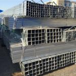 ERW Galvanised Steel Tubing Pipe Q195 Rectangular Hollow GI  630mm for sale