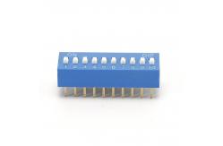 China 2.54mm ROHS Material Slide Dip Switch , 5 Position 10 Pin Dip Switch supplier