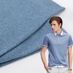 Multicolor Polo Shirt Cotton Fabric 40S Tight Woven Yarn Dyed Pique Cloth for sale