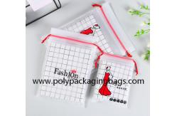 China 20mic Frosted EVA Plastic Drawstring Bags For Daily Necessities supplier