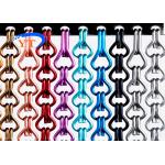 Walk Through Aluminium Chain Door Fly Screen Curtain Pests Barrier Rust Resistant for sale