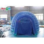 4m Tarpaulin Inflatable Igloo Dome Tent With LED Light Blower Promotional Parties
