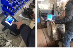 China Digital Ultrasonic Flaw Detector automatic measurement HY-350 supplier