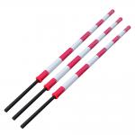 Customization Carbon Fibre Tube Red and White Outer Foam Reflective Film Barrier Gate Round Arm for sale