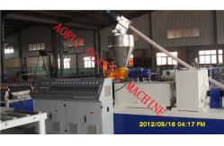 China Cold / Hot Water Plastic Pipe Extruder Single Screw Co-Extruding supplier