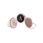 ABS Metal Rose Gold Cosmetic Pocket Mirror Pantone Small Folding Mirror for sale